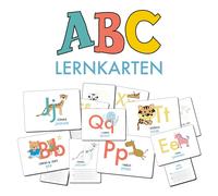 Lisa Wirth ABC-Lernkarten der Tiere, Bildkarten, Wortkarten, Flash (Turtleback)