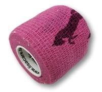 LisaCare Accesorios para caballos, 2 rollos de 5 cm de ancho, vendaje adhesivo para mascotas y caballos, cohesivo, autoadhesivo, elástico, gran selección de colores y diseños (caballo rosa)