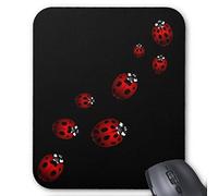 lisaKim Ladybug Art Office&Gaming Rectangle Mouse Pad in 250mm*200mm*3mm