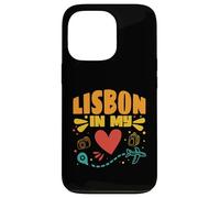 Lisboa en mi corazón - Souvenir de Viajero de Portugal Carcasa para iPhone 13 Pro