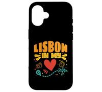 Lisboa en mi corazón - Souvenir de Viajero de Portugal Carcasa para iPhone 16