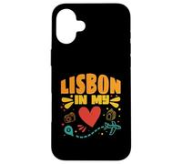 Lisboa en mi corazón - Souvenir de Viajero de Portugal Carcasa para iPhone 16 Plus
