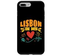 Lisboa en mi corazón - Souvenir de Viajero de Portugal Carcasa para iPhone 7 Plus/8 Plus