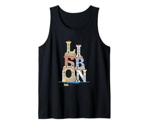 Lisboa Portugal City Steps - Recuerdo portugués Vintage Camiseta sin Mangas