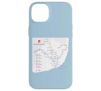 Lisbon Portugal Subway Train Railway - Souvenir Route Map Carcasa para iPhone 14 Plus
