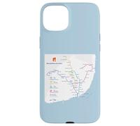 Lisbon Portugal Subway Train Railway - Souvenir Route Map Carcasa para iPhone 15 Plus