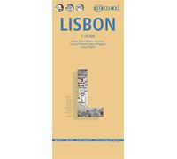 Lisbona. Lisbon. Map 1:14 000: Einzelkarten: Lisboa 1:14 000, Baixa, Mouraria, Alfama 1:8 250, Cascais & Estoril 1:12 500, Lisboa & Regiao 1:135 000, ... administrative and times zones (Borch Map)