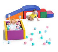 Lischwert Bloques de construcción de espuma para niños, bloques blandos para escalar, bloques de construcción gigantes, habilidades motoras, bloques de construcción grandes para niños, juguete