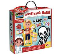 Lisciani - MONTESSORI - Baby Doctor Puzzle - Puzzles sobre el cuerpo humano para niños de 1 a 4 años - Juego educativo - Aprendizaje divertido del cuerpo, el esqueleto y los órganos - Made in Italy