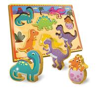 Lisciani 49912 - Dinosaurs, Madera Puzzle