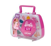 Lisciani - BARBIE - Neceser de maquillaje - Juego creativo para niñas - Coordinación mano-ojo - Sombra de ojos con aplicadores y brillo de labios - A partir de 5 años - 95445