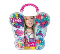Lisciani - Barbie - Bolso Mariposa con Kit de Bisutería - Desde 5 Años | Juego Creativo de Joyería - Hilos, Cierres y Perlas Surtidas - Bolso Mariposa Incluido - Concentración, Paciencia y Lógica