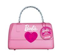 Lisciani - Barbie Fashion - Bolso de Mano con Kit de Joyas - Desde 5 Años | Set de Creación de Accesorios - Perlas de Colores, Hilos y Cierres - Fabrica Pulseras y Collares - 4 Colgantes Temáticos