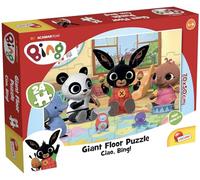 Lisciani - Bing Ciao - Maxi Puzzle de Suelo 24 Piezas - Desde 1 Año | Juego para los Más Pequeños de la Casa - Elementos Gruesos y Resistentes - Ubicación Espacial y Constancia - Mide 70 x 50 cm