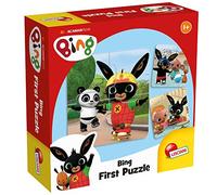 Lisciani - BING - Primer juego educativo de rompecabezas para bebés de 4 piezas - Para niños a partir de 1 año - Desarrolla la motricidad fina, la atención, la memoria y la lógica del bebé