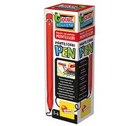 Lisciani - Bolígrafo MONTESSORI- Bolígrafo para aprender a escribir - Actividad MONTESSORI - Aprender a escribir - Desarrolla la motricidad fina para niños de 3, 4, 5 y 6 años