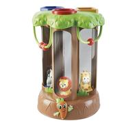 Lisciani - Carotina Baby - Happy Logic Happy Savannah - Juguete Educativo para niños Desde 10 Meses - Animales de la Sabana - Juego de Encaje de Formas y Colores - Desarrollo de la motricidad