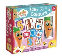 Lisciani - CAROTINA BABY - Juego Educativo Interactivo de Colores para Bebés con Bolígrafo Parlanchín Carotina - Para Niños a partir de 2 Años - 10 Puzzles de 2 Piezas - Aprende colores y números