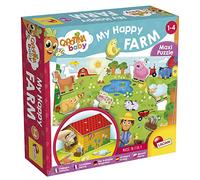 Lisciani - CAROTINA BABY La Alegre Granja - Juego Educativo Sensorial con Maxi Puzzle de Siluetas y Granja 3D - Método Montessori - Idea regalo Navidad o Cumpleaños para Niños de 1 a 4 años