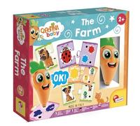 Lisciani - CAROTINA BABY - Juego Interactivo de Granja con Bolígrafo Luminoso Carotina- Para Niños a partir de 2 Años - 10 Puzzles de 2 Piezas - Juego para aprender sobre Animales, Colores y Formas