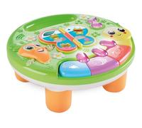 Lisciani - Carotina Baby - Mesa Musical de Animales - Desde 6 Meses | Mesita Electrónica Interactiva - Libro Parlante y Rimas Integradas - Oído, Tacto y Habilidad Manual - Formato para Llevar