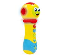 Lisciani - Carotina Baby - Micrófono Electrónico 2 en 1 - Desde 1 Año | Juguete Musical para Bebé - Melodías, Amplificador de Voz y Luces de Colores - Agarre Fácil para Manos Pequeñas - Resistente