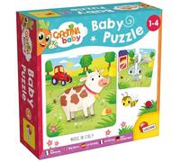 Lisciani - CAROTINA BABY - Puzzle La Granja - Juego Educativo para Niños con Animales de la Granja - Aprendizaje Divertido - Para Niños de 1 a 4 años