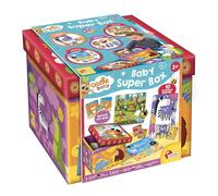 Lisciani - CAROTINA BABY Super Box - Caja de Colores con Juegos Educativos Gigantes - Para Niños 1+ - Con Puzzles, Memo y Juegos de Asociación - Actividad de Aprendizaje Divertida y Educativa
