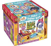 Lisciani Caja de colores CAROTINA BABY Super Box - Juegos educativos 1+ - Puzzles y memo