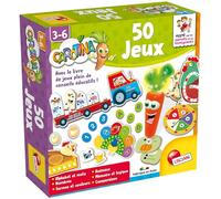 Lisciani CAROTINA - Estuche de 50 Juegos para niños de 3 a 6 años - Bolígrafo Hablando - Juegos educativos electrónicos - Aprender Alfabeto, números, Formas y Colores - Desarrolla Memoria y lógica