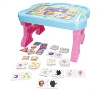 Lisciani - Casa de Muñecas de Gabby - Super Escritorio Educativo Interactivo - 10 Juegos Educativos - Despertar Sensorial - Reflexión y Lógica - Inspiración Serie Animada - Desde 2 Años en Adelante