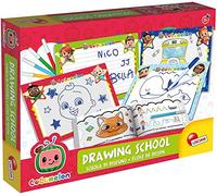 Lisciani - CoComelon - Escuela de Dibujo Juego Educativo - Desde 3 Años | Kit de Dibujo Infantil - Pizarras Borrables, Rotuladores y Cuaderno de Ejercicios - Aprender a Dibujar - Creatividad