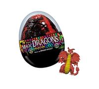 Lisciani - CRAZY SCIENCE - Expositor Colección Dragones Mágicos - 12 Huevos Coleccionables y Expositor - Para Niños a Partir de 8 Años - Crea tu Colgante Dragón