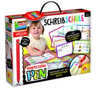 Lisciani MONTESSORI Pen - Escuela de escritura para niños de 3 a 6 años - Aprendizaje motriz - Kit de escritura inspirado en Montessori - Fabricado en Italia - Fomenta el desarrollo creativo