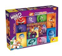 Lisciani - DISNEY DEL REVÉS 2 - Puzzle 150 Piezas - Para Niños a Partir de 6 Años - Puzzle Maxifloor Doble Cara - 35x25cm - Reverso para Colorear - Juego Educativo y Divertido - INSIDE OUT 2