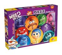 Lisciani - DISNEY DEL REVÉS 2 - Puzzle 250 Piezas - Para Niños a Partir de 7 Años - 2 in 1 - Puzzle Maxi Doble Cara - 50x35cm - Reverso para Colorear - Idea de Regalo - INSIDE OUT 2