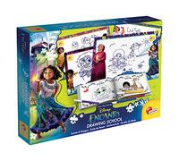 Lisciani - Disney Encanto - Escuela de Dibujo con Mirabel - Desde 3 Años | Kit Creativo Infantil - 4 Pizarras Borrables, Rotuladores y Cuaderno Paso a Paso - Aprender a Dibujar - Juego Educativo