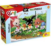 Lisciani - Disney Junior Bing - Maxi Puzzle de 24 Piezas - Desde 3 Años | Juego de Iniciación a la Lógica - Elementos Gruesos y Sólidos - Destreza y Motricidad Fina - Formato Final 70 x 50 cm