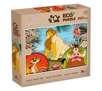 Lisciani - DISNEY LE ROI LION Puzzle - Puzzle de 24 Piezas de Doble Cara para Niños a Partir de 3 Años - Dorso para Colorear - 25x35 cm - 100% Reciclable - Juego Educativo - Regalo de Cumpleaños