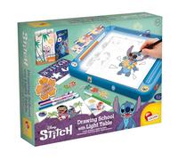 Lisciani - DISNEY STITCH - Escuela de Dibujo por Proyección para Niños desde 5 Años - Aprende a dibujar con Stitch en una mesa de luz A4 - Incluye Plantillas, Pegatinas, Rotuladores Perfumados y Más