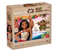 Lisciani - Disney Vaiana 2 - Puzzle Doble Cara 48 Piezas - Desde 4 Años | Rompecabezas para Colorear - Escena del Film por Ensamblar y Colorear - Creatividad, Destreza y Memoria - 35 x 25 cm