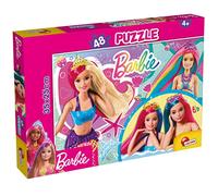 Lisciani - Rompecabezas BARBIE - 48 Piezas - Juego de Rompecabezas - Juego Educativo - 35 x 25 Cm - Versión Paisaje - Rompecabezas Colorido - Para Niños a Partir de 4 Años