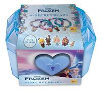 Lisciani Giochi LIS1737200180406 Kit para Crear Joyas Frozen Caja con Cerradura Cuentas de Colores Charms