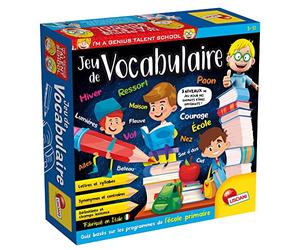 Lisciani - I’m a Genius Talent School - Juego de Vocabulario - Quiz - Letras y Sílabas - Juego Educativo y Divertido - Curso Para Niños de 5 a 10 años