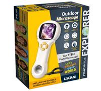 Lisciani - I'm A Genius Explorer - Microscopio Digital 500X - Desde Años | Microscopio Digital 500X - Pantalla LCD - Foto y Vídeo - Iluminación LED - Batería Recargable - Explora la Naturaleza - DIY