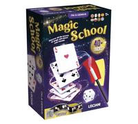 Lisciani - I'm a Genius Magic School - Caja de Magia - Desde 7 Años | Kit de Prestidigitación - Cartas Svengali, Dados y Varita Incluidos - Prepara un Espectáculo - Más de 40 Trucos Explicados
