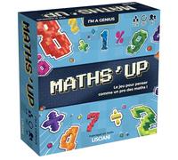 Lisciani I'm A Genius Maths' Up - Juego Educativo de matemáticas Infantil de 6 años - Juego de Mesa aritmética y cálculo - Mesas de multiplicación Quiz y minijuegos - Números de Operaciones Medidas