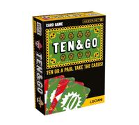 Lisciani - Juego de Cartas Ludoteca Ten and Go para Niños Desde 8 Años - Reglas Sencillas Haz 10 o una Pareja para Ganar la Ronda - 98 Cartas 2 Jugadores o Más
