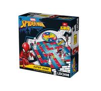 Lisciani - Juego de la Oca Spider-Man Super Game para Niños Desde 4 Años - Gran Tablero Marvel Oficial con Casillas Especiales y Spinner - 4 Peones Personaje y 4 Soportes Incluidos - 2 a 4 Jugadores