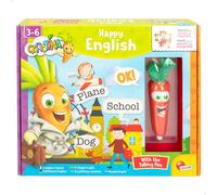 Liscianigiochi 47618 Lisciani Carotina aprende inglés Juego de mesa, Puzzle infantil, Bolígrafo electrónico parlante, 24 piezas, Rompecabezas, Juegos educativos, Juguetes niños 3 años